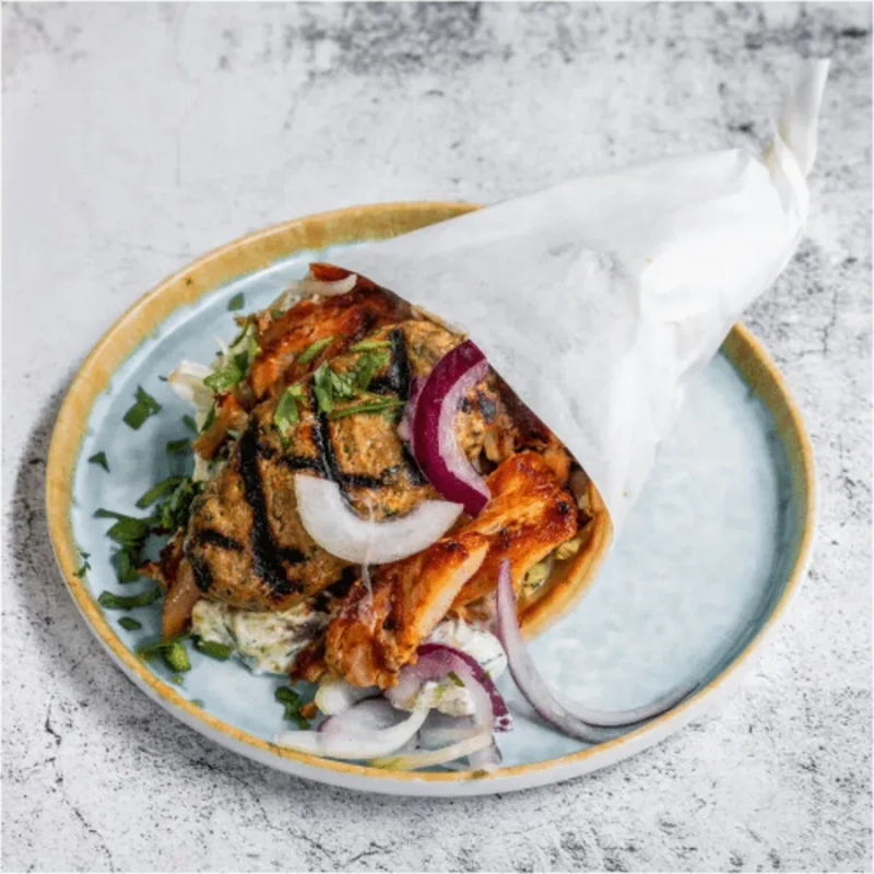 Pita souzouki student menu