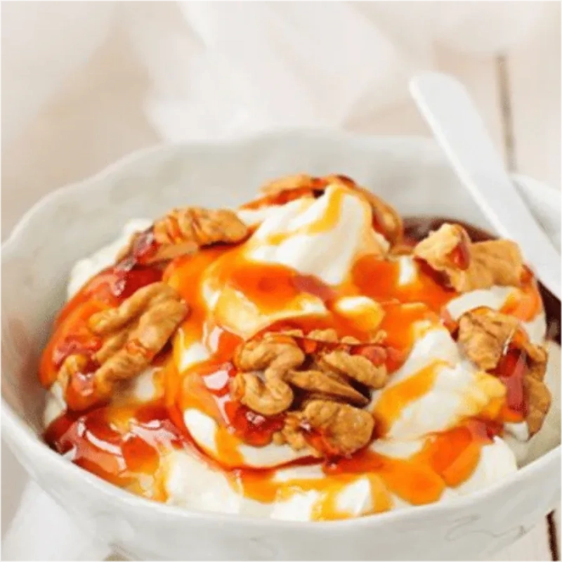 Griekse yoghurt met honing en walnoten
